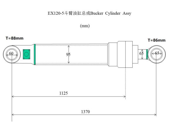 EX120-5 bucket cylinder