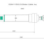 EX200-5 bucket cylinder