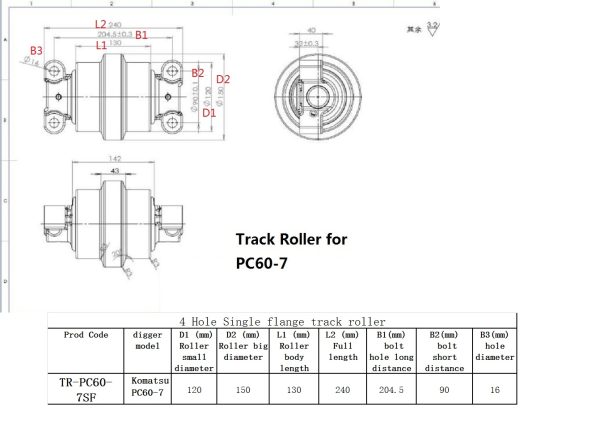 TR-PC60-7SF CHART