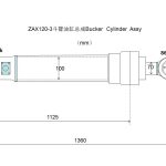ZAX120-3 bucket cylinder