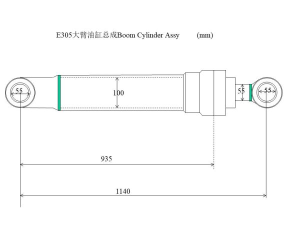 CAT305 boom cylinder